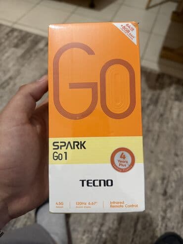 tecno spark: Tecno Spark Go, 64 ГБ, цвет - Золотой — 2