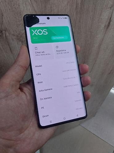iphone pro max: Infinix Note 40 Pro, 256 GB, rəng - Qara — 3