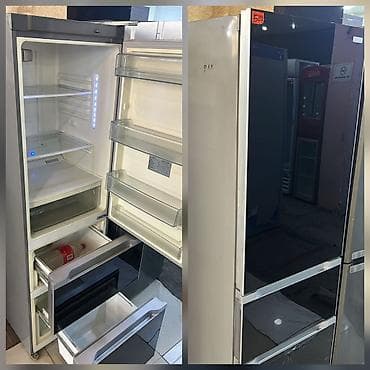 3 qapılı Soyuducu Satılır, rəng - Qara