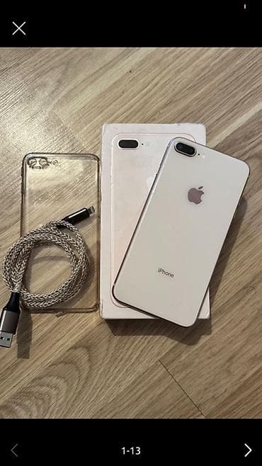 iphone 11 pro ucuz: IPhone 8 Plus, 64 GB, Qızılı, Barmaq izi — 1