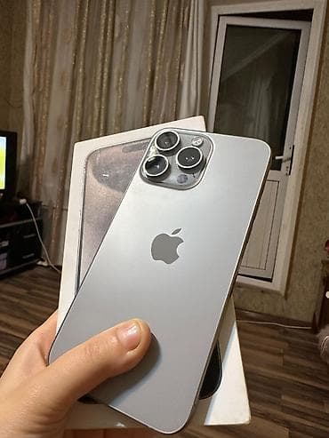 IPhone 15 Pro Max, 256 GB, Gümüşü, Face ID