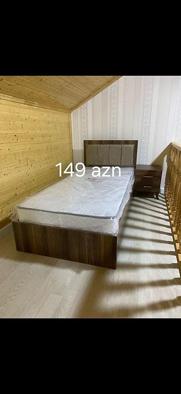 tək matraslar: Tək nəfərlik çarpayılar – 149 AZN - Ölçü: standart tək nəfərlik — 5