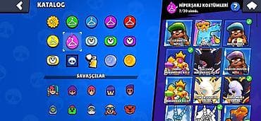 uşaq ucun smart saat: Brawl Stars hesabı – yüksək səviyyəli və zəngin kontentlə - Kupa — 5