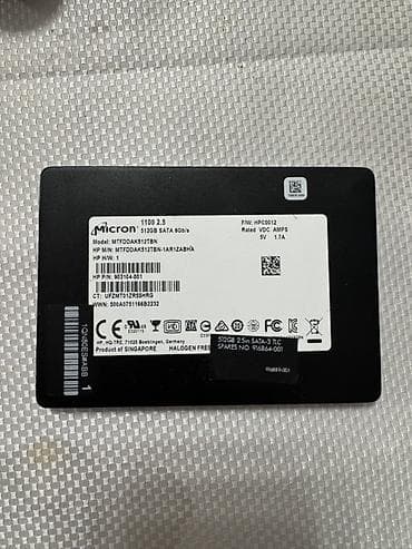 256 ssd: Daxili SSD disk HP, 512 GB, 2.5" — 1