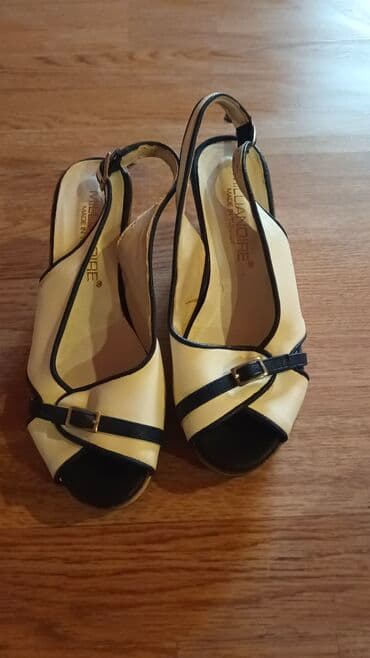 женские балетки с перфорацией: Qadın ayaqqabısı – açıq burunlu, arxası açıq (slingback) model - — 1