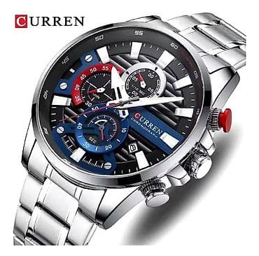 orjinal saat: Yeni, Qol saatı, Curren, rəng - Gümüşü — 5