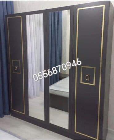 embawood ayaqqabi dolabı: Yeni, Açılan, 4 qapılı Düz dolab, Qarderob, paltar dolabı, Azərbaycan — 3