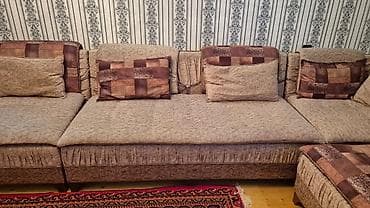Divan və kreslo dəstləri: İşlənmiş, Künc divan, Divan, Bazasız, Açılmayan — 5