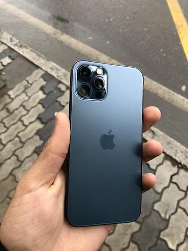 iphone xoş max: IPhone 12 Pro, Pacific Blue — 1