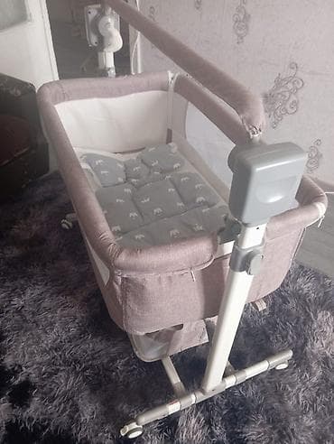 bed: Oğlan və qız üçün, İşlənmiş, Dördbucaq, Beşik, Dəst ilə, Matras ilə, Yellənmə mexanizmsiz — 3