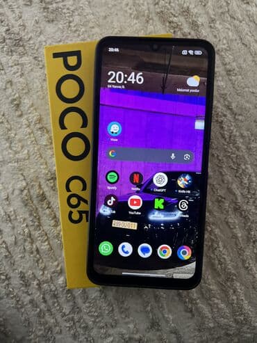 Poco C65, 128 GB, Barmaq izi, Face ID