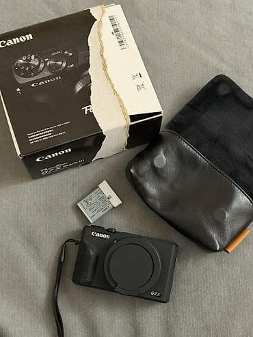 a 13 samsunq: Canon PowerShot G7 X Mark III fotoaparat Elave baterya+ 128 gb yaddas — 2