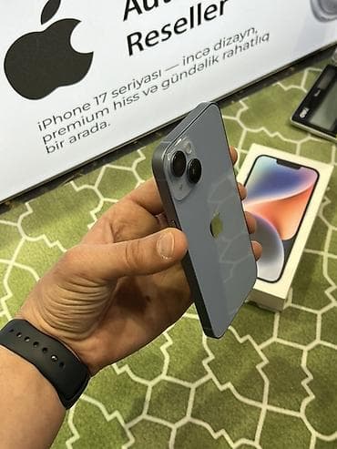 ТВ и видео: IPhone 14, 128 ГБ, Голубой, Face ID — 6