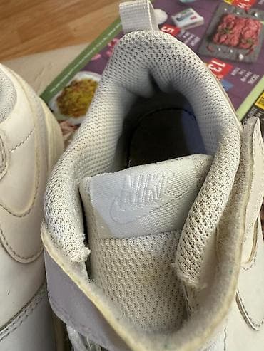 Школьная форма: Цвет - Белый Кроссовки, Nike, Размер: 33, Унисекс — 4