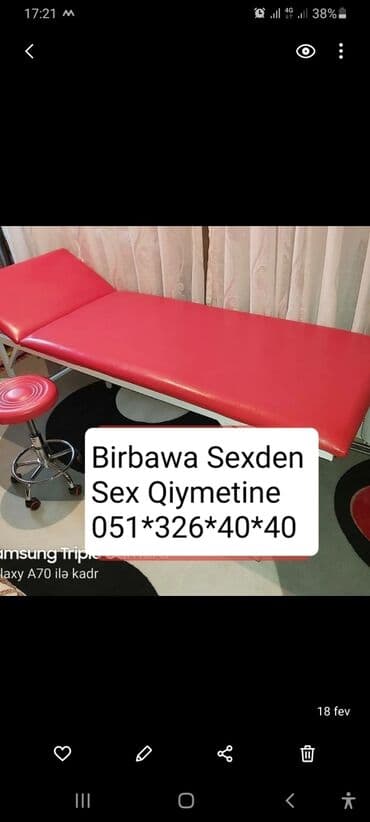 xirdalanda masaj edirem: Yeni, Masaj kuşetkası, Qatlanmayan, rəng - Ağ — 12