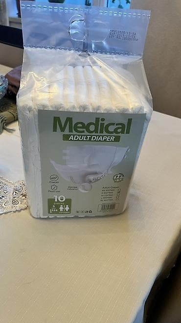 Proton: Medical Adult Diaper – böyüklər üçün bez - Paket: 10 ədəd - Ölçü: S — 2
