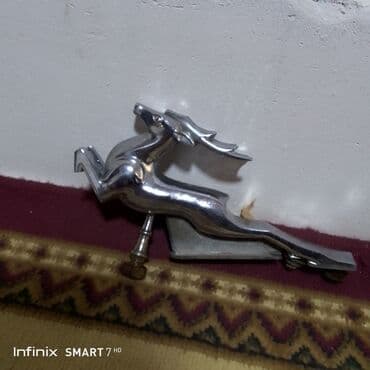 автокредит на подержанный автомобиль: Avtomobil üçün metal kapot emblemi – ceyran fiquru - Dizayn: qaçan — 3