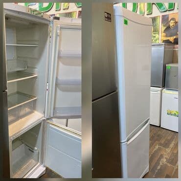 İşlənmiş 2 qapılı Indesit Soyuducu Satılır, rəng - Ağ