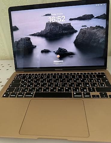 Masaüstü kompüterlər və komponentlər: Apple MacBook Air noutbuku – qızılı rəng Xüsusiyyətlər: - Model — 2