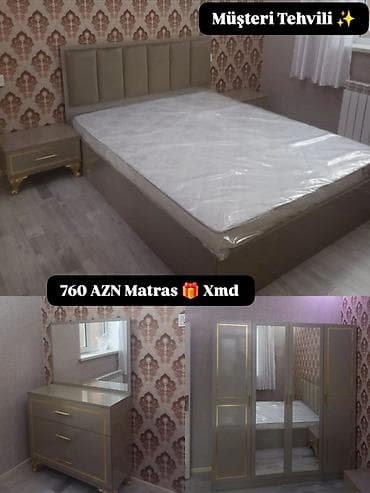 Yataq otağı mebel dəsti Tərkibi: - Yumşaq başlıqlı iki nəfərlik lalafo.az -da Yataq otağı mebel dəsti Tərkibi: - Yumşaq başlıqlı iki nəfərlik