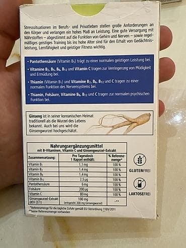Kneipp Gedächtnis + Konzentration – yaddaş və diqqət üçün qida əlavəsi