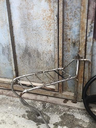 işlənmiş velosipet: 26 liq stels tund qehveyi rengde rama 26 liq Bmw aliminum ag mavi — 8