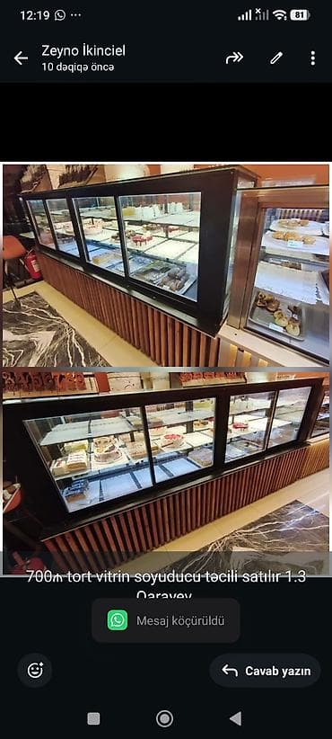 700₼ tort vitrin soyuducu təcili satılır 1.3
Qarayev 
0202 zeyno♥️ — 1