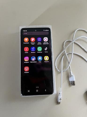iphone pro max: Samsung Galaxy S20, 128 GB, rəng - Mavi, Face ID, Barmaq izi — 4