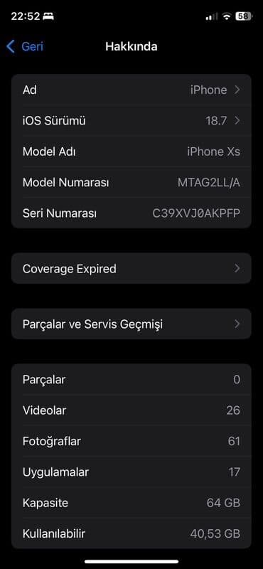 kontakt home iphone xr: IPhone Xs, 64 GB, Qızılı, Face ID — 6