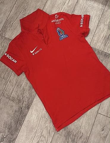 Поло: AFFA loqolu rəsmi polo köynək - Rəng: qırmızı - Brend: Nike - Model — 1