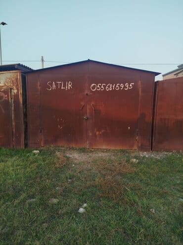 ucuz həyət evləri 2022: Metall qaraj/konteyner anbar - Material: qalın metal konstruksiya — 1