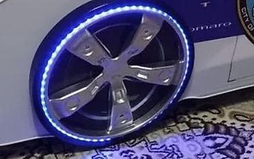 Uşaq üçün maşın formalı çarpayı - Dizayn: Mercedes üslubunda ön