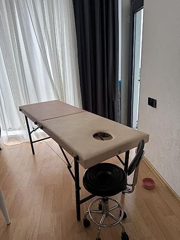 Portativ masaj masası - İkiqat qatlanan, yüngül və daşınması asan