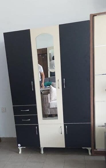 laminat qiyməti: Yeni, Açılan, 3 qapılı Düz dolab, Şifonyer, Azərbaycan — 8