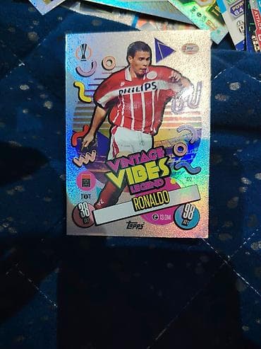 Topps futbol kolleksiya kartı – “Vintage Vibes Legend: Ronaldo” (PSV) — 1