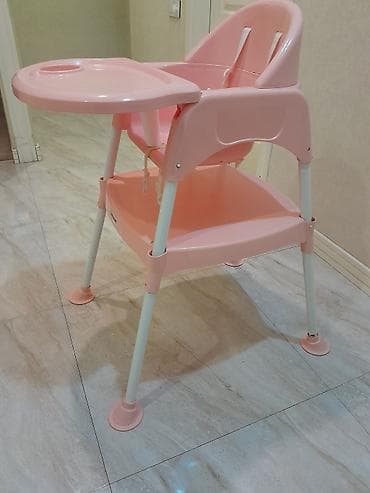 yemək stolu: Uşaq yemək stulu – Wellgo - Rəng: açıq çəhrayı - Material: möhkəm — 3