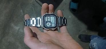 saat şamdan: Qol saatı, Casio, rəng - Gümüşü — 2