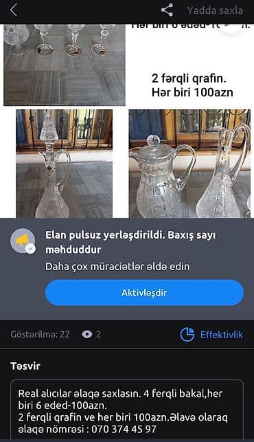 samovar altı podnos: Rəng - Ağ, Şüşə — 1
