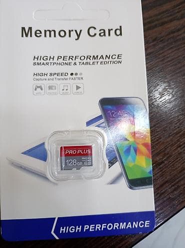PRO PLUS MicroSD/SD Memory Card – 128 GB - Yüksək performanslı