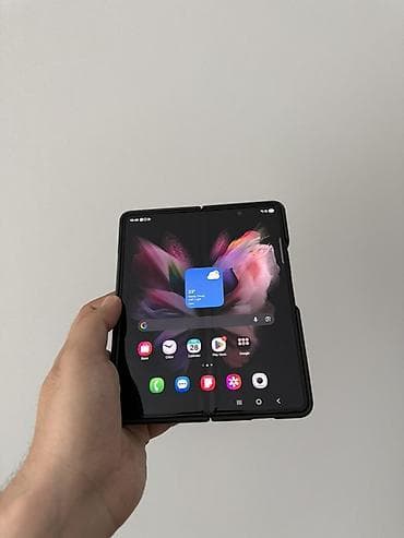 data modem sim card: Samsung Galaxy Z Fold 3, 256 GB, rəng - Qara, Sensor, Barmaq izi, İki sim kartlı — 2