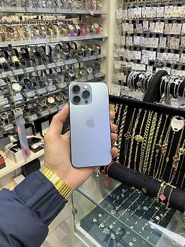 ucuz iphone 11: IPhone 13 Pro, 256 GB, Sierra Blue, Face ID — 4