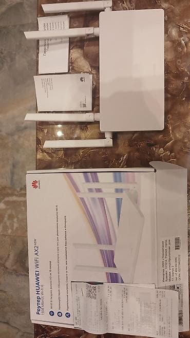 2 5 sata hdd: HUAWEI WiFi AX2 (WS7001 V2) router - Wi‑Fi 6 (802.11ax) dəstəyi – — 1