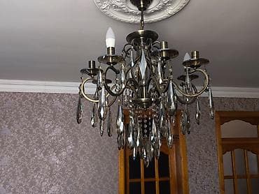 isıqlar: Çılçıraq, 8 lampa, Metal — 1