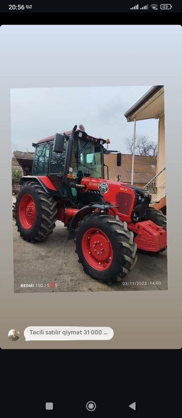 Belarus 82.3 traktor
böyük endirim olacaq 
- Təcili satılır