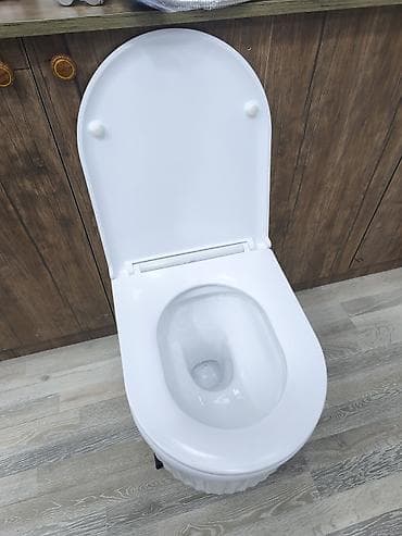 Müasir sanitariya otaqları üçün asma tipli tualet qabı - Dizayn: Oval — 3