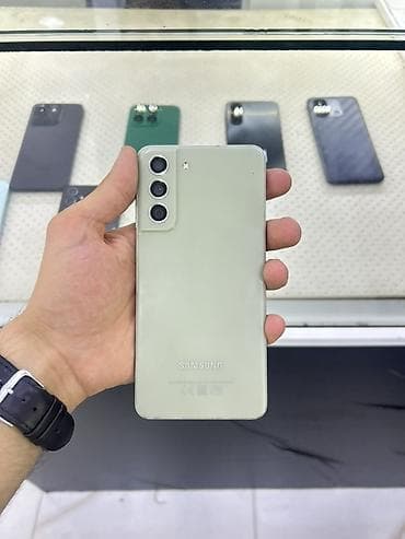1:1 iphone: Samsung Galaxy S21 FE, rəng - Yaşıl, İki sim kartlı — 1