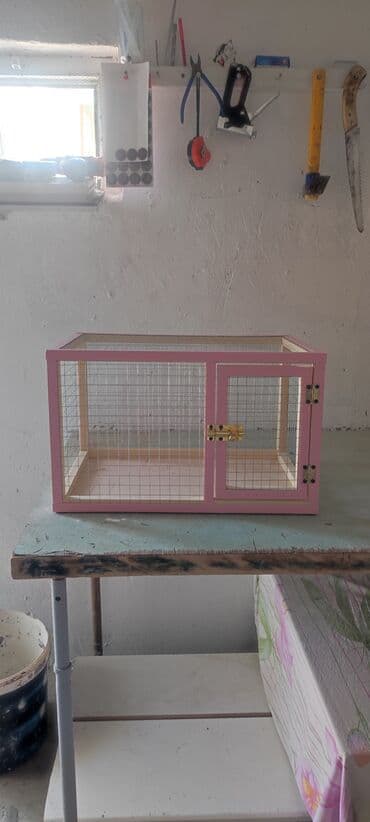 xamyak qəfəs: Dovşan,hamster,şinşila,bildirçin,cücə,xamyak,pişik,quş ve s kimi ev — 2