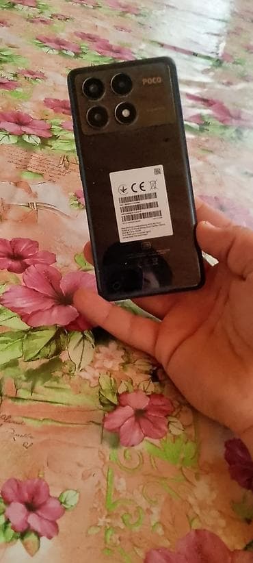 phone 12: Poco X6 Pro 5G, 512 GB, rəng - Qara, Barmaq izi — 1