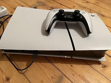 PlayStation 5 (PS5) – diskli versiya - Rəng: ağ/qara - Daxildir: 1