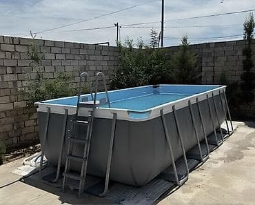 надувной бассейн детский: Məhsul: Intex Ultra XTR Rectangular yerüstü hovuz Ölçülər: - 5,49 m — 2